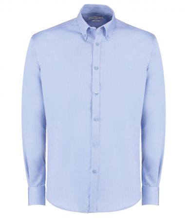 Slim fit non-iron Oxford twill shirt long sleeve
