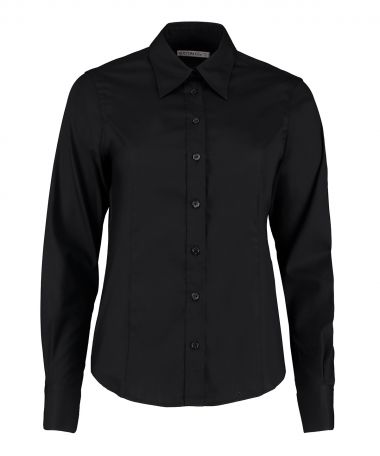 Women's corporate Oxford blouse long sleeved