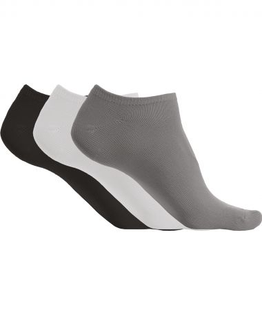 Microfibre sneaker socks (3 pairs per pack)