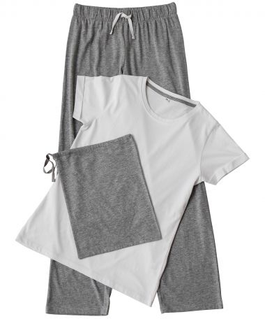 Women's long pant pyjamas set (in a bag)