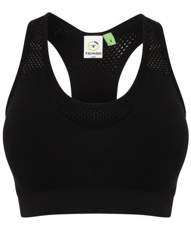 Women's seamless sports bra