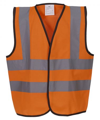 Kids hi-vis 2 b&b waistcoat (HVW100CH)