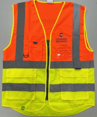 Engineering Waistcoat Hi Viz Orange / Yellow