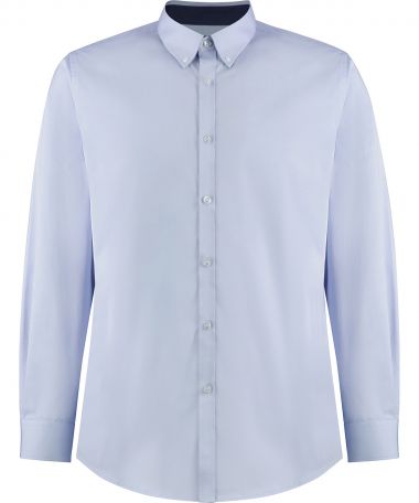 Contrast premium Oxford shirt (button-down collar) long sleeve