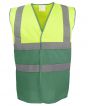 Hi-vis Yellow/Paramedic Green Colour Sample